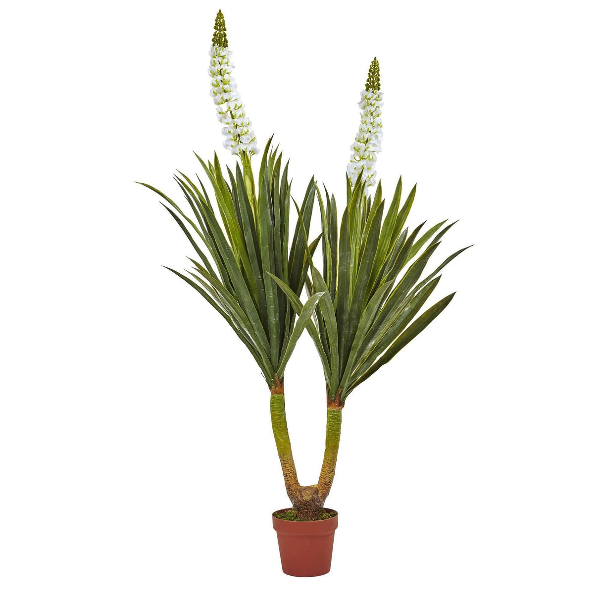 57” Flowering Yucca Plant by Nearly Natural