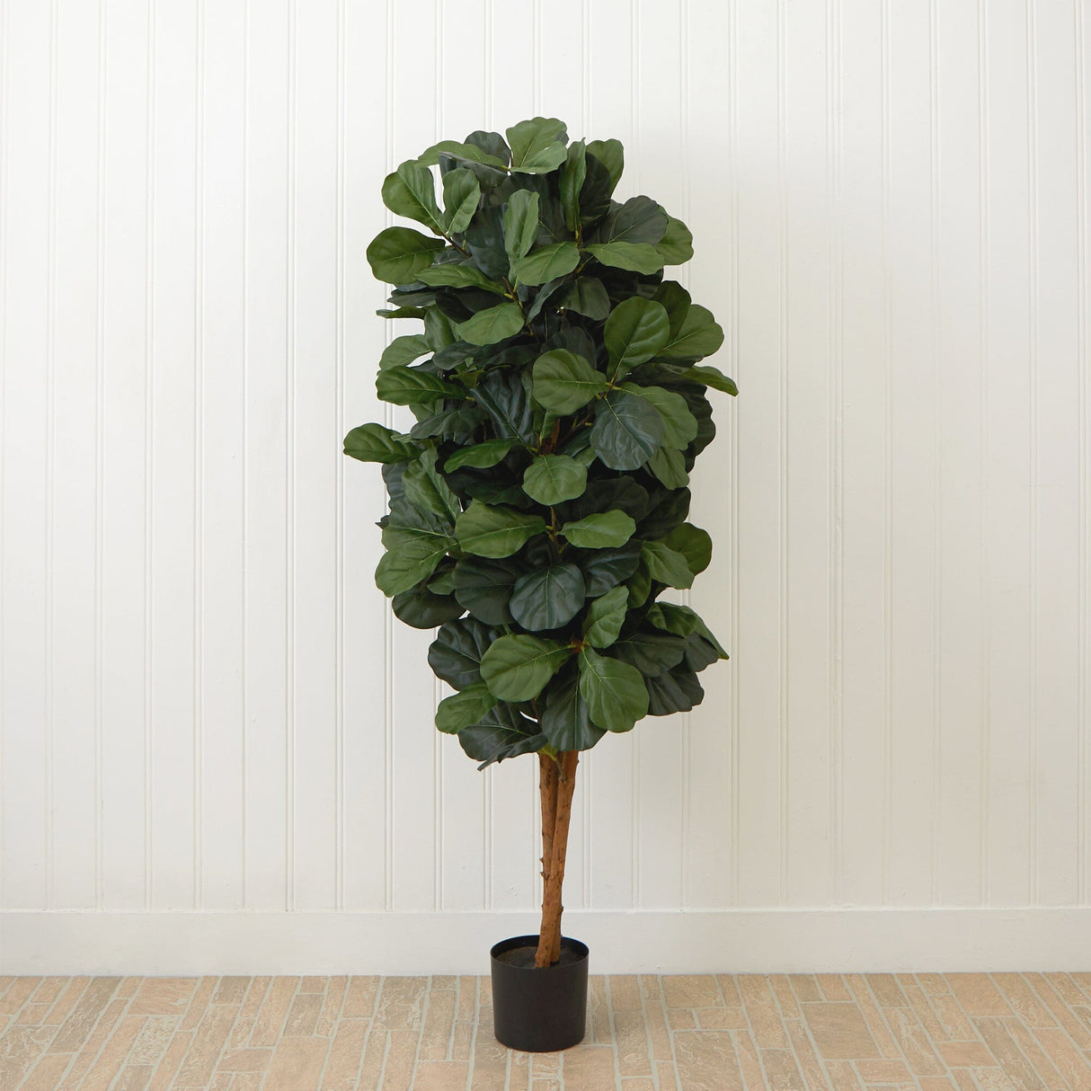 6’ Artificial Fiddle Leaf Fig Tree by Nearly Natural