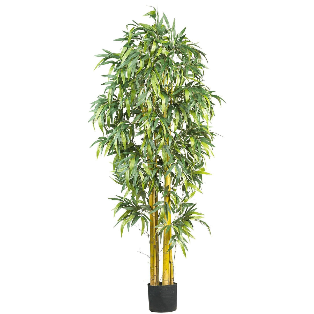 6' Biggy Style Bamboo Silk Tree by Nearly Natural