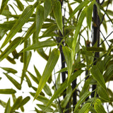 6' Black Bamboo Tree UV Resistant (Indoor/Outdoor) by Nearly Natural