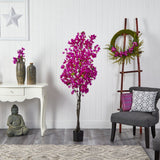 6’ Bougainvillea Artificial Tree by Nearly Natural