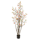 6.5’ Cherry Blossom Artificial Tree by Nearly Natural