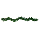 9’ Christmas Pine Artificial Garland with 50 Warm White LEDs Lights by Nearly Natural