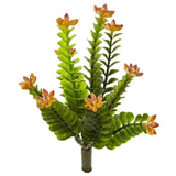 9” Flowering Sedum Artificial Plant (Set of 6) by Nearly Natural