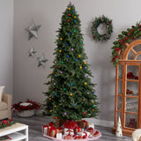 9.5' Montana Mountain Fir Artificial Christmas Tree by Nearly Natural