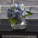 Artificial Blooming Hydrangea in Vase by Nearly Natural