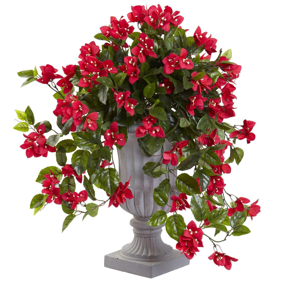 Bougainvillea with Urn UV Resistant (Indoor/Outdoor) by Nearly Natural