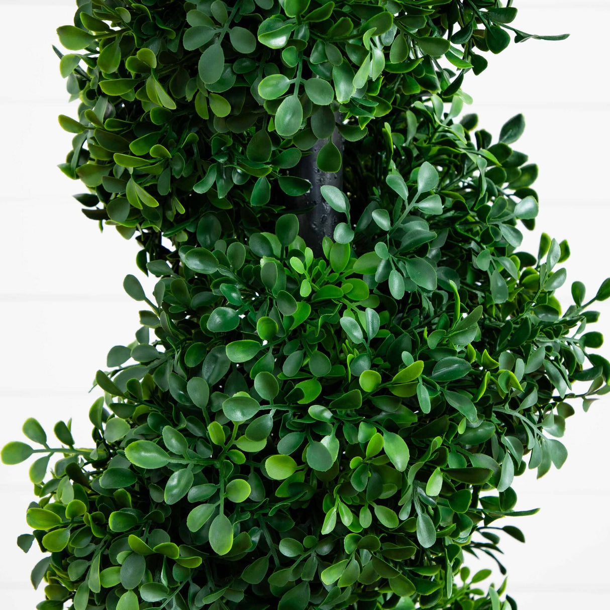 Boxwood Spiral Topiary with Planter (Indoor/Outdoor) by Nearly Natural