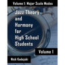 Jazz Theory for High School Students: Vol 1 Major Scale Modes and Harmony