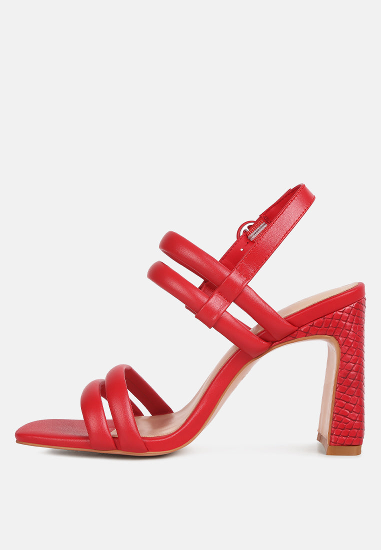 avianna slim block heel sandal by London Rag