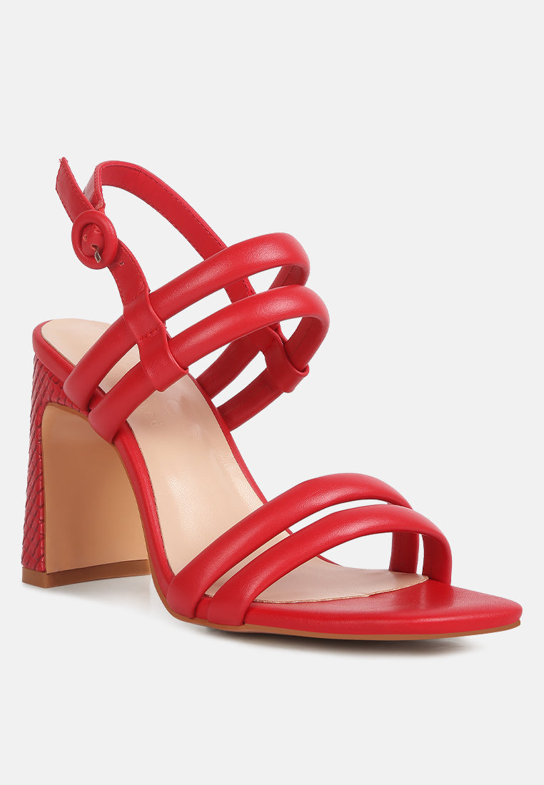 avianna slim block heel sandal by London Rag