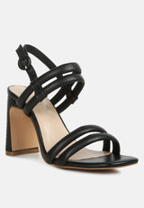 avianna slim block heel sandal by London Rag