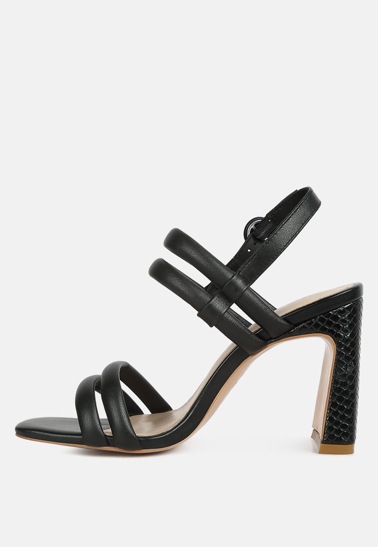 avianna slim block heel sandal by London Rag