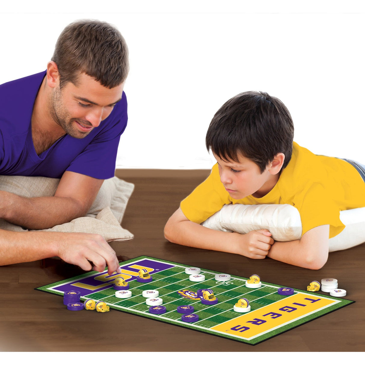 LSU Tigers Checkers Board Game by MasterPieces Puzzle Company INC