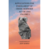 Applications For Enrollment of Creek Newborn Act of 1905 Volume I