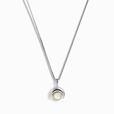 Inverted Moon Necklace by Awe Inspired