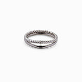 Diamond Twist Ring by Awe Inspired