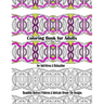 Coloring Book for Adults and Big Kids for Anti-Stress and Relaxation: Beautiful Abstract Patterns and Intricate Ornate Tile Designs