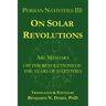 Persian Nativities III: Abu Ma'shar on Solar Revolutions