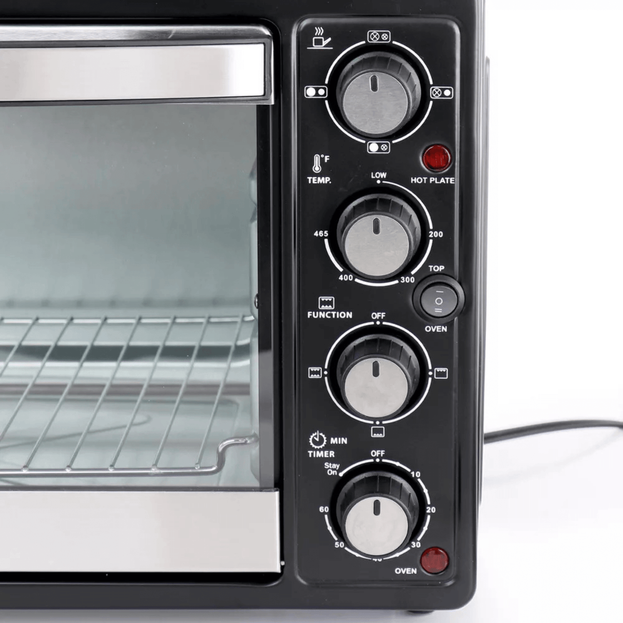 Better Chef Central XL Toaster Oven Broiler with Dual Element Solid Burners by Jupiter Gear Home