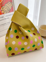 Multi-Colored Polka Dot Bags Handbags by migunica