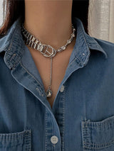 Original Normcore Cool Chains Necklace by migunica