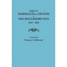 Index to Marriages in the (Baltimore) Sun, 1837-1850