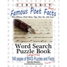 Circle It, Famous Poet Facts, Book 1, Word Search, Puzzle Book