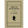 What Is to Be Done? [Burning Questions of Our Movement]