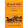 Will Abstracts, Belmont County, Ohio, Volumes G and H