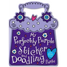 My Perfectly Purple Sticker and Doodling Purse