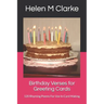Birthday Verses for Greeting Cards: 120 Rhyming Poems For Use In Card Making