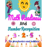 Math Readiness And Number Recognition. For preschoolers and toddlers: Preschoolers and Toddlers Math Workbook Ages 3-5-Pages in COLOR-8,5" x 11"-Suita