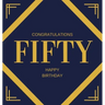 Happy 50th Birthday Guest Book (Hardcover): Happy 50th Birthday Guest book, party and birthday celebrations decor, memory book, fifty birthday, happy