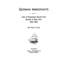 German Immigrants: Lists of Passengers Bound from Bremen to New York, 1855-1862, with Places of Origin