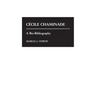 Cecile Chaminade: A Bio-Bibliography
