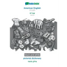 American English - Hebrew (in hebrew script), pictorial dictionary, BW: BABADADA US English - Hebrew (in hebrew script), visual dictionary, BW