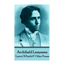 Archibald Lampman - Lyrics Of Earth & Other Poems