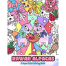 Kawaii Alpacas: A Super Cute Coloring Book