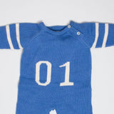 Organic Baby Romper, Knit - Sports by Estella