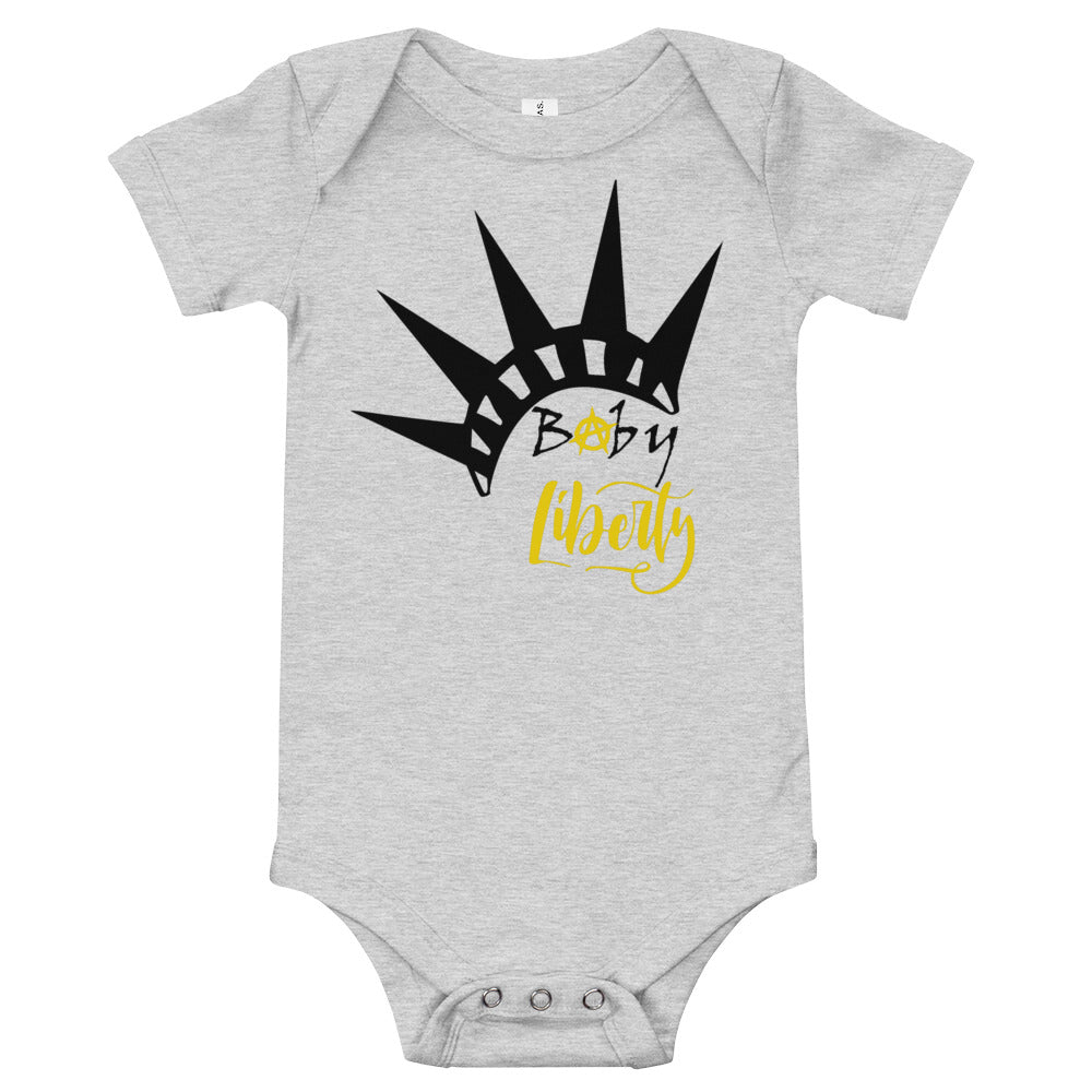 Baby Liberty Baby short sleeve one piece by Proud Libertarian