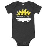 Taxation is Theft Porcupine Baby short sleeve one piece by Proud Libertarian