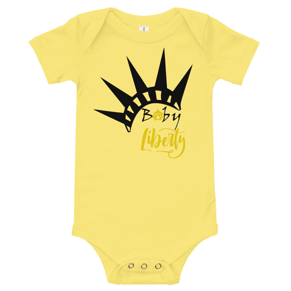 Baby Liberty Baby short sleeve one piece by Proud Libertarian