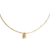 Arvo Gold Brick Necklace by Arvo