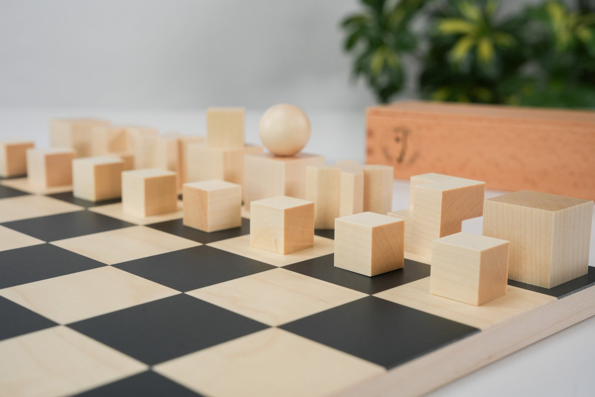 Bauhaus Chess Set - Board and Pieces by Chess House