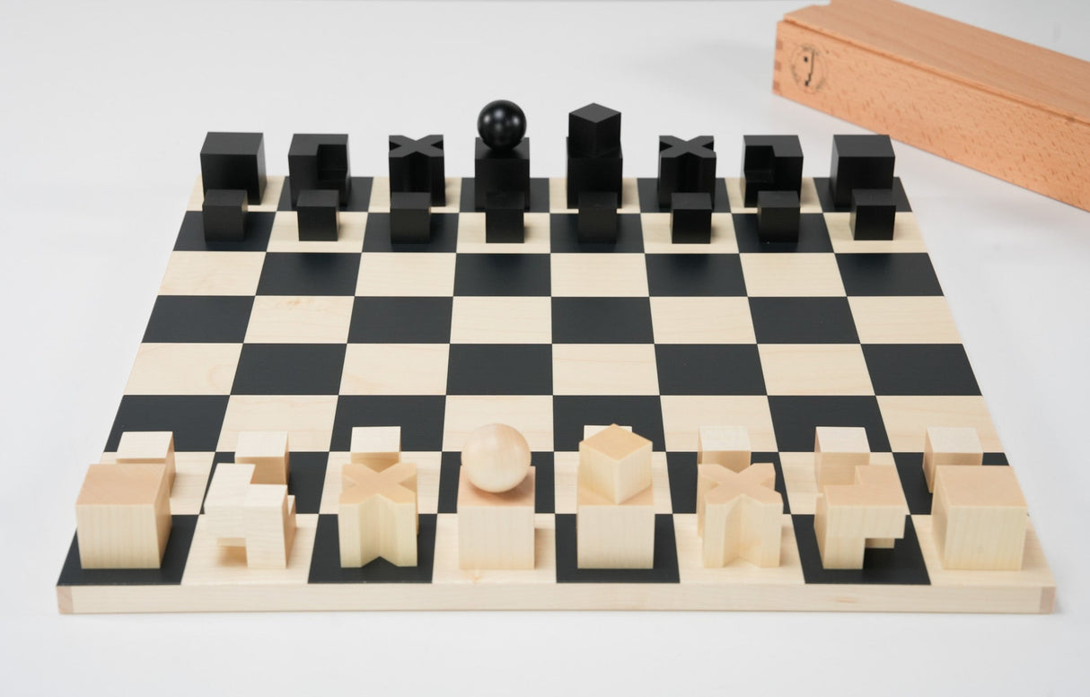 Bauhaus Chess Set - Board and Pieces by Chess House