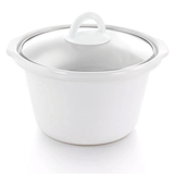 Better Chef 3-Quart Round Stone Cooker with Removable White Crock by Jupiter Gear Home