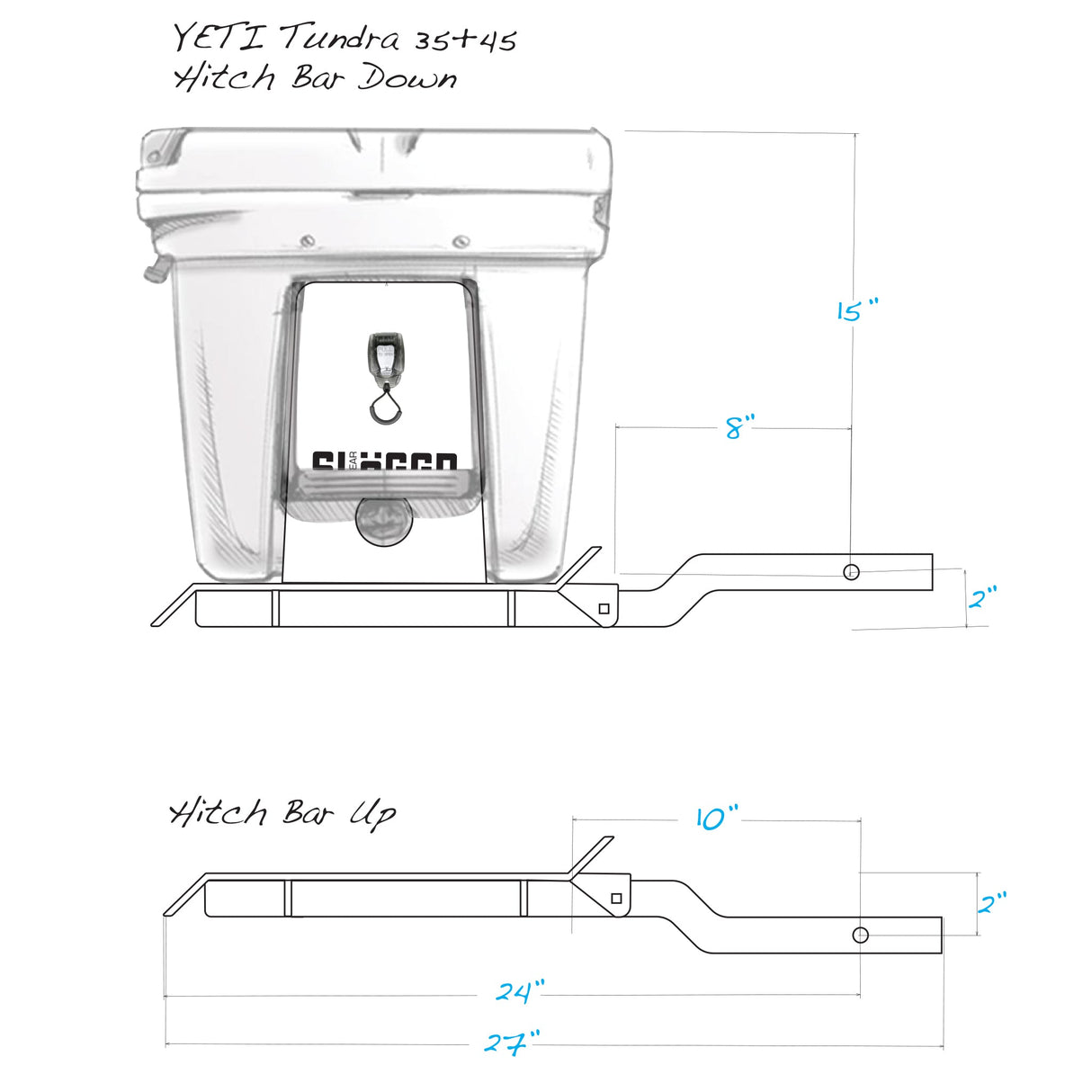 YETI Tundra 35 + 45 Cooler Kit by Sloggn Gear Company