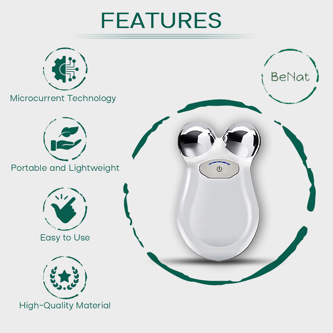 Microcurrent Facial Toning Massager by BeNat