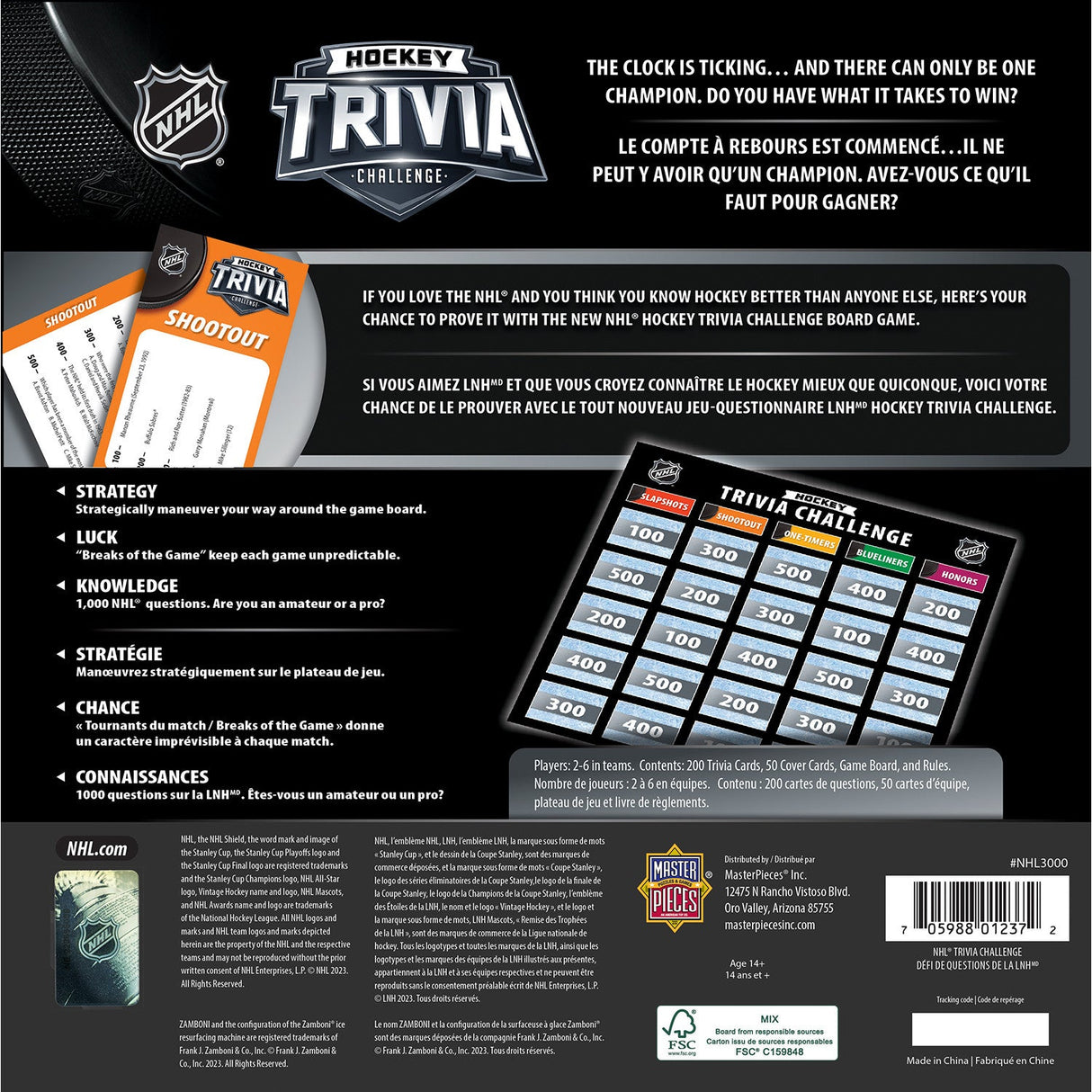 NHL - Hockey Trivia Challenge by MasterPieces Puzzle Company INC